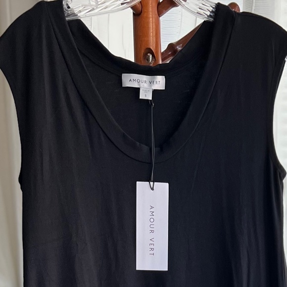 🌸 NWT Amour Vert True Black  Dress - Picture 4 of 13